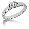 Palladium Solitaire with  0.5ct round, brilliant cut diamond